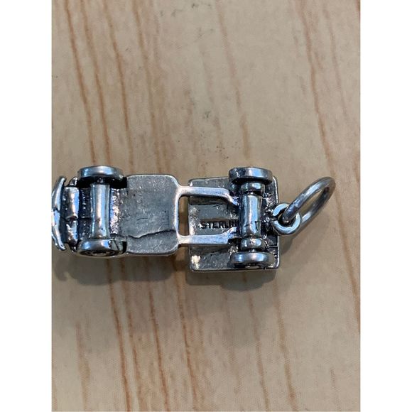 .925 Vintage Moveable Truck Sterling Silver Jewelry Charm - Picture 7 of 7
